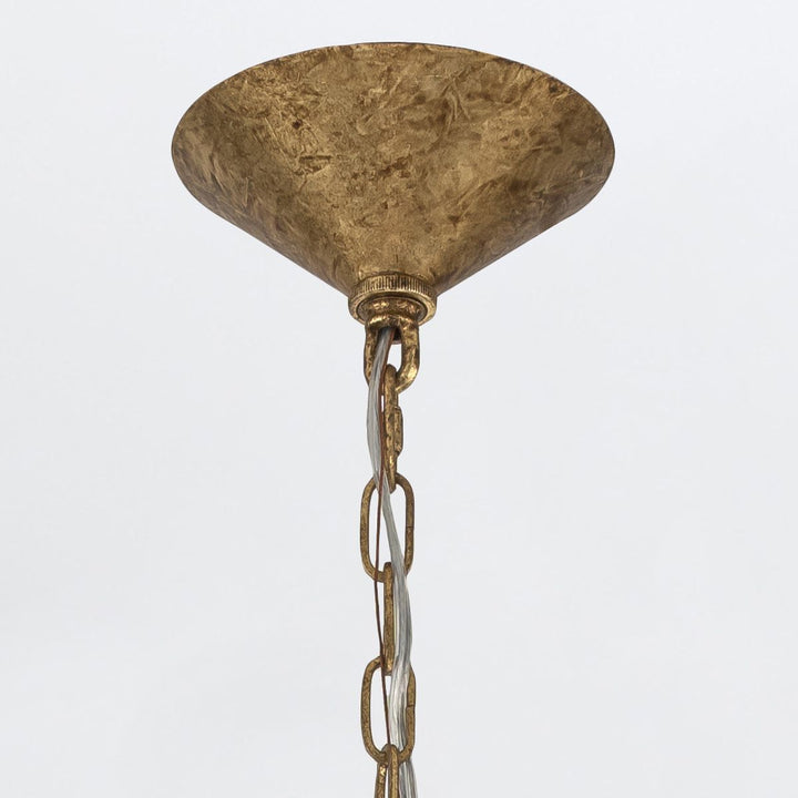 Quintiesse QN-MERIDIAN-3P-DG Meridian 3 Light Pendant Distressed Gold / Smoked Glass