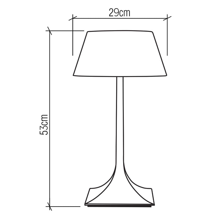 Quintiesse QN-NOSTALGIA-TL-M-TEAK Nostalgia Table Lamp Teak