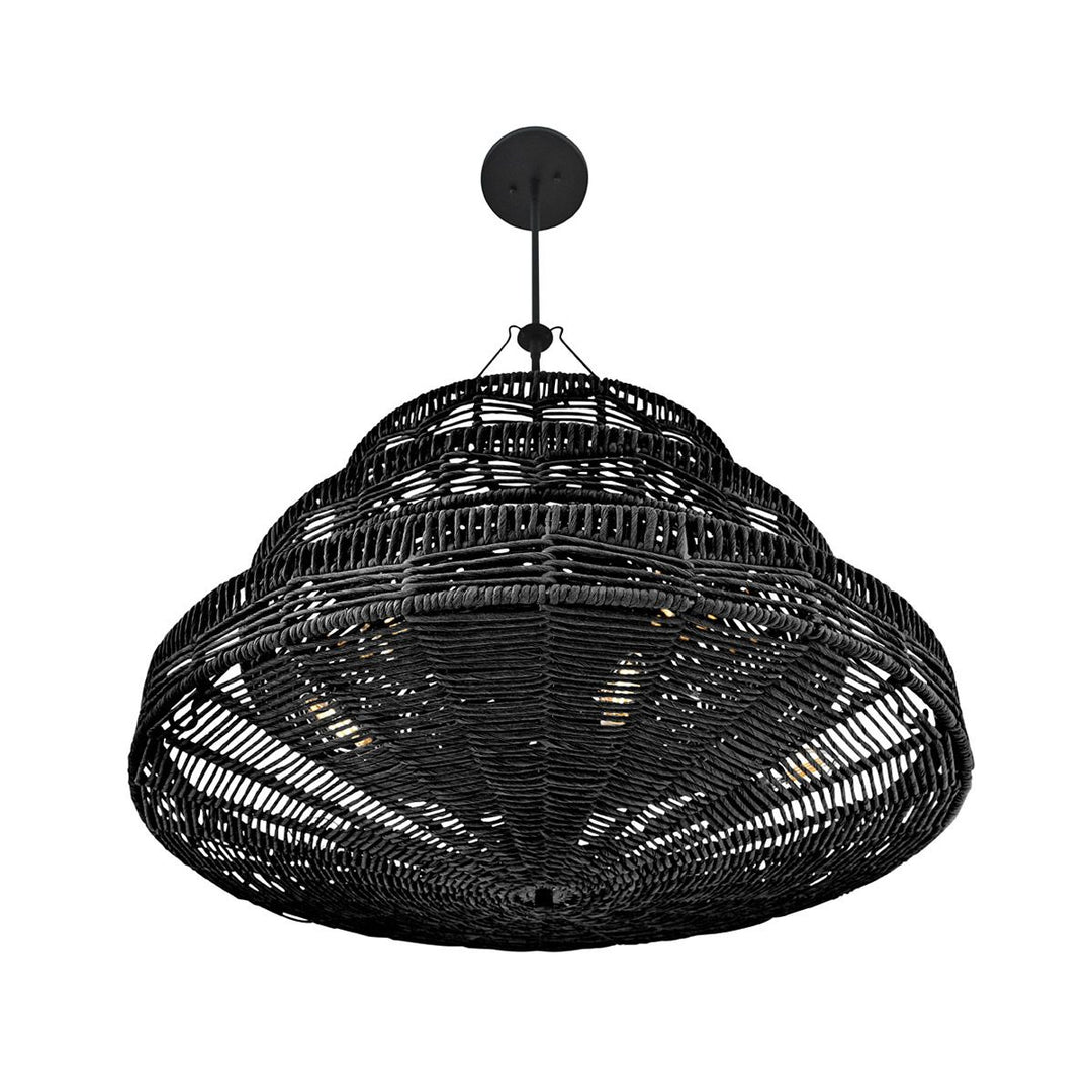 Quintiesse QN-OPHELIA-13P-BK-BK Ophelia 13 Light Multi-Tier Chandelier Black