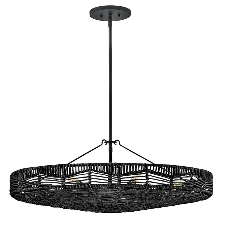 Quintiesse QN-OPHELIA-6P-BK-BK Ophelia 6 Light Duo Mount Pendant Black
