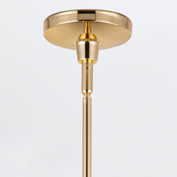 Quintiesse QN-PALMETTO-P-M-PB Palmetto 1 Light Pendant Polished Brass