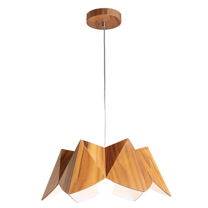 Quintiesse QN-PHYSALIS-P-M-TEAK Physalis Pendant Light Teak
