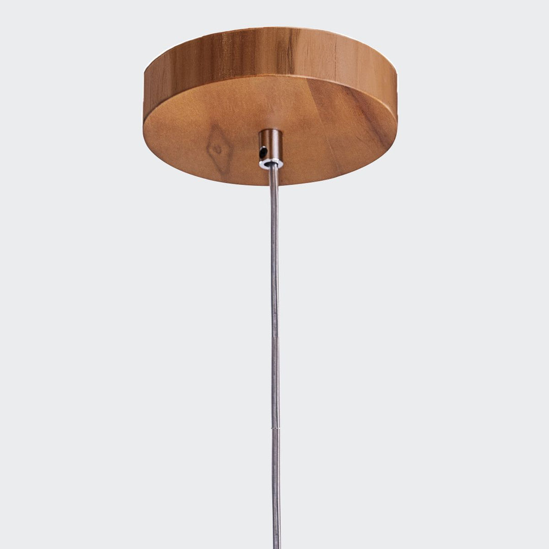 Quintiesse QN-PHYSALIS-P-M-TEAK Physalis Pendant Light Teak
