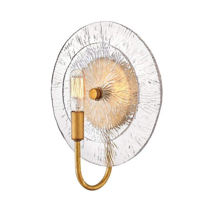 Quintiesse QN-RENE-WB1-DSB Rene 1 Light Wall Light Distressed Brass