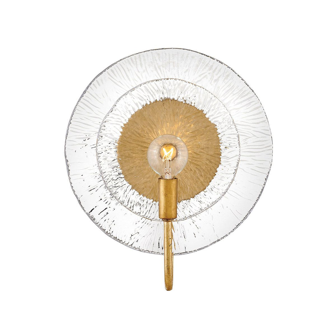 Quintiesse QN-RENE-WB1-DSB Rene 1 Light Wall Light Distressed Brass