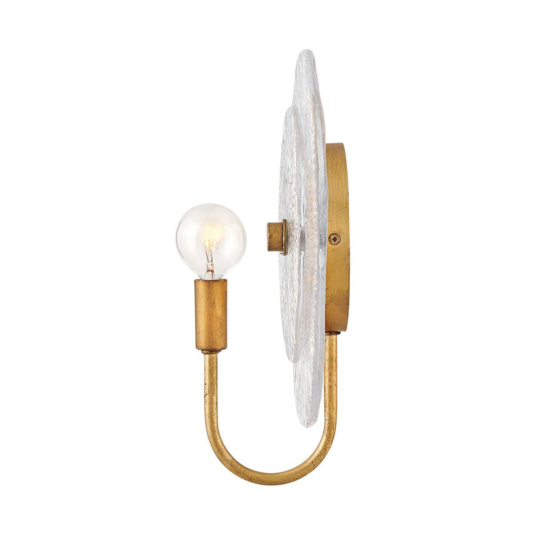 Quintiesse QN-RENE-WB1-DSB Rene 1 Light Wall Light Distressed Brass