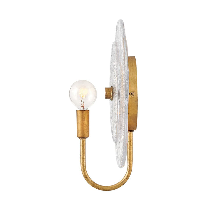 Quintiesse QN-RENE-WB1-DSB Rene 1 Light Wall Light Distressed Brass