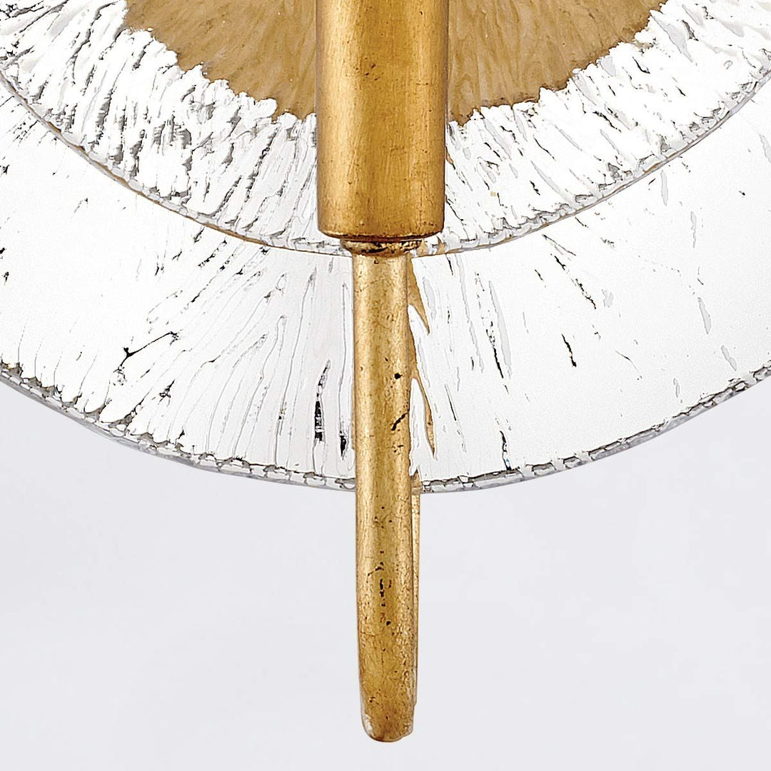 Quintiesse QN-RENE-WB1-DSB Rene 1 Light Wall Light Distressed Brass