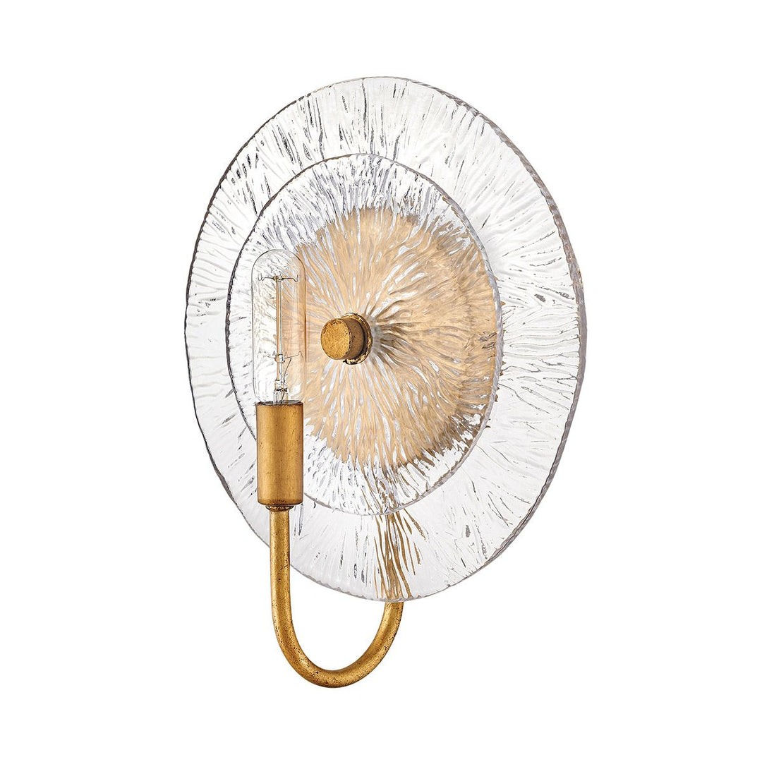 Quintiesse QN-RENE-WB1-DSB Rene 1 Light Wall Light Distressed Brass