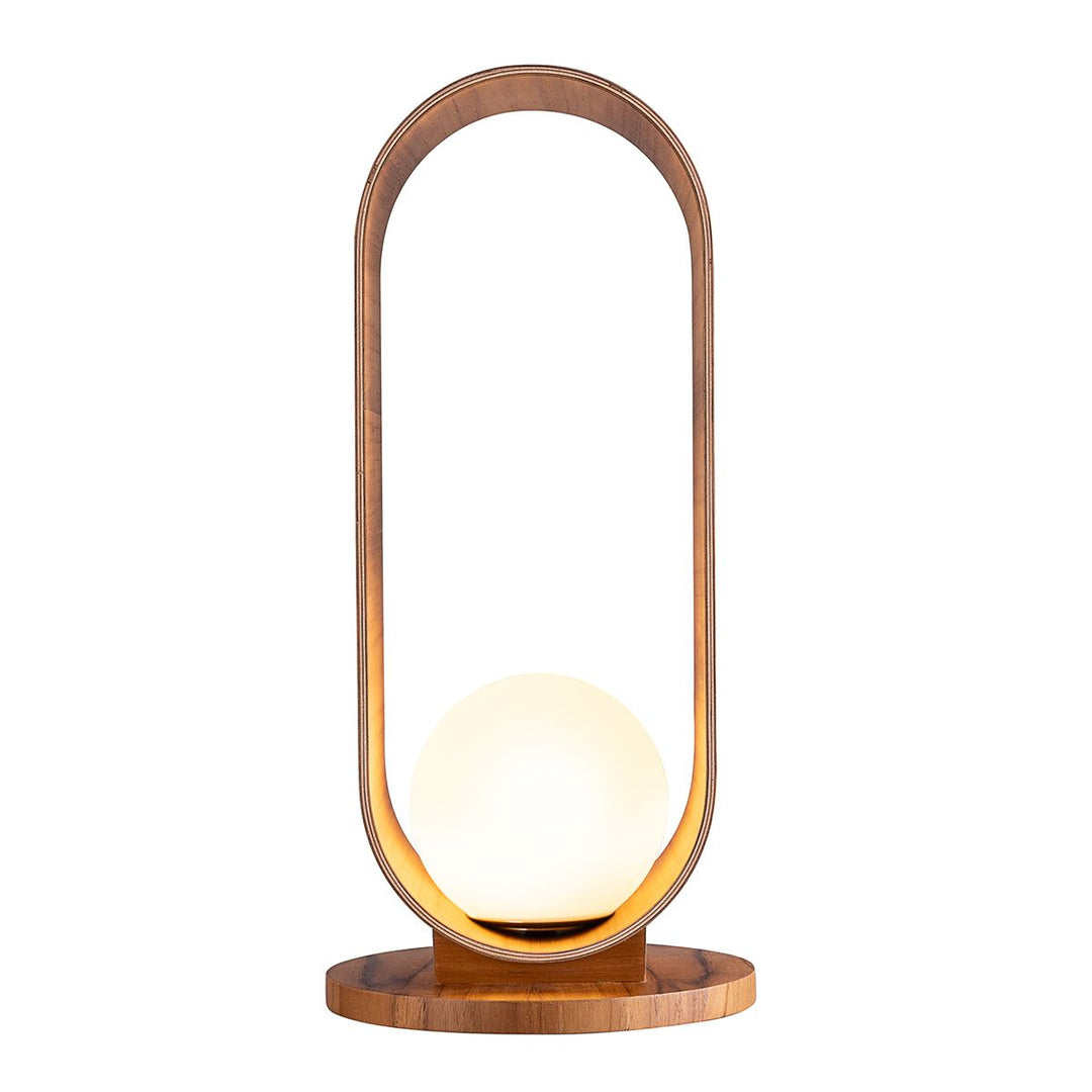 Quintiesse QN-SFERA-TL-L-TEAK Sfera Table Lamp Teak