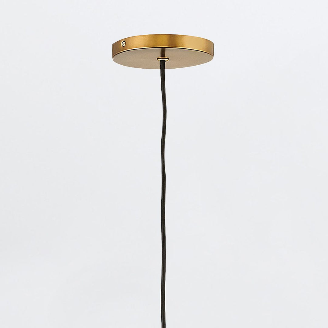 Quintiesse QN-SKYE-1P-S Skye 1 Light Small Pendant Heritage Brass