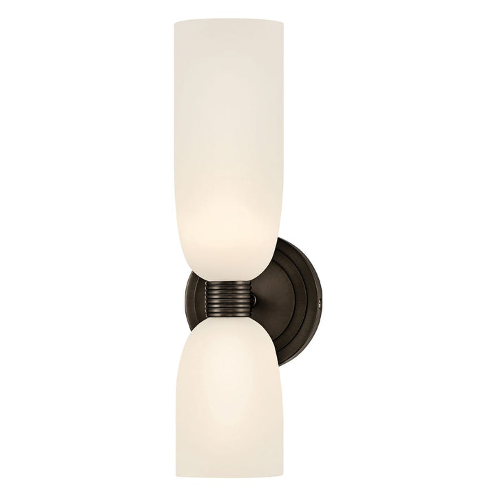 Quintiesse QN-TALLULAH-WB2-BX Tallulah Bathroom 2 Light Wall Light Black Oxide