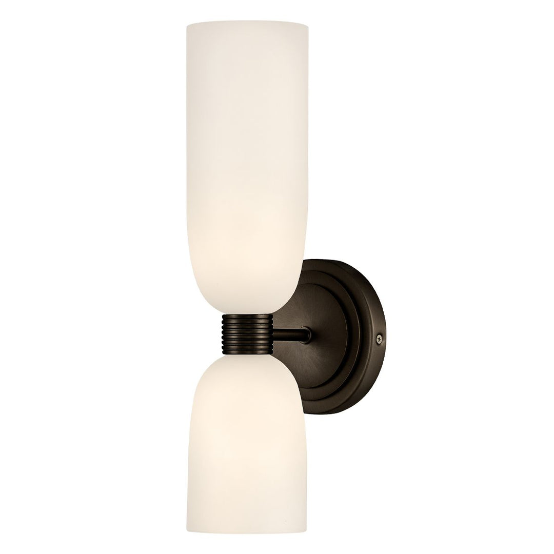 Quintiesse QN-TALLULAH-WB2-BX Tallulah Bathroom 2 Light Wall Light Black Oxide