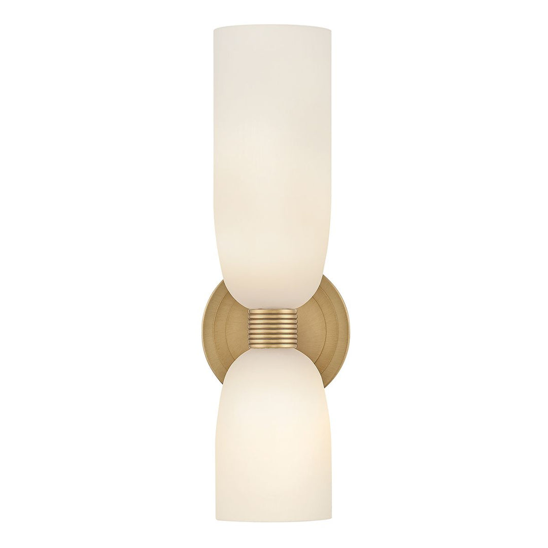 Quintiesse QN-TALLULAH-WB2-LCB Tallulah Bathroom 2 Light Wall Light Lacquered Brass