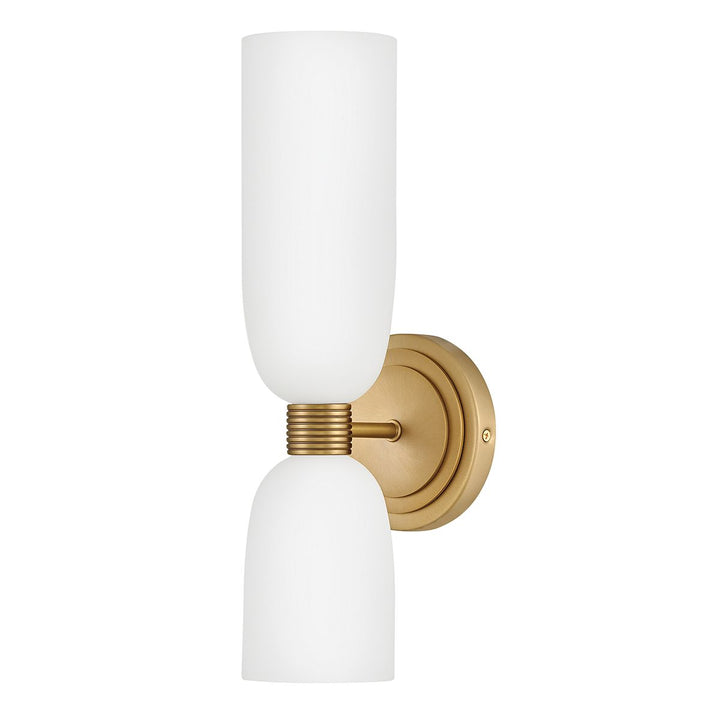 Quintiesse QN-TALLULAH-WB2-LCB Tallulah Bathroom 2 Light Wall Light Lacquered Brass