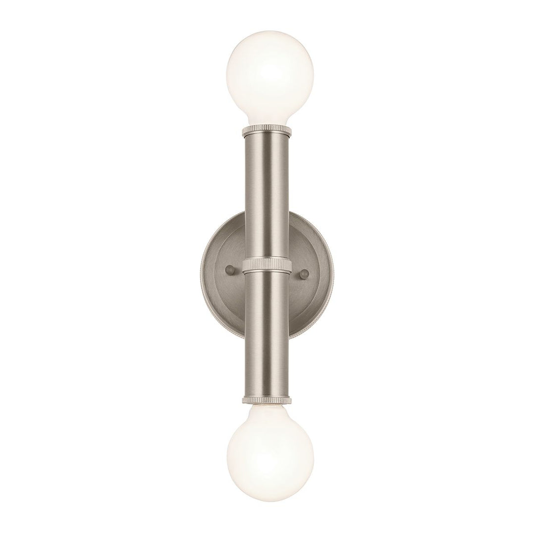 Quintiesse QN-TORCHE-2W-BN Torche Bathroom 2 Light Wall Light Brushed Nickel