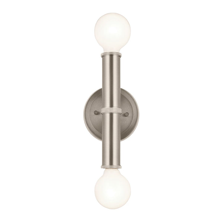Quintiesse QN-TORCHE-2W-BN Torche Bathroom 2 Light Wall Light Brushed Nickel