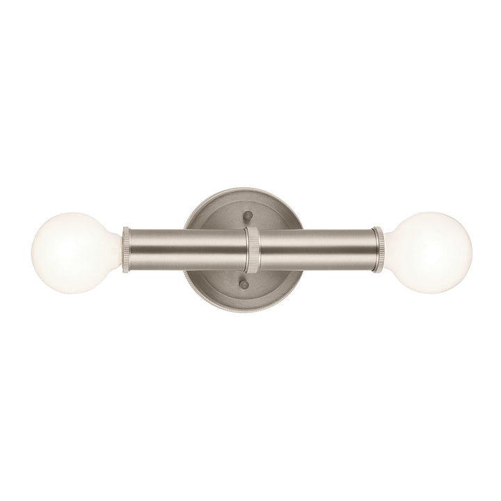 Quintiesse QN-TORCHE-2W-BN Torche Bathroom 2 Light Wall Light Brushed Nickel
