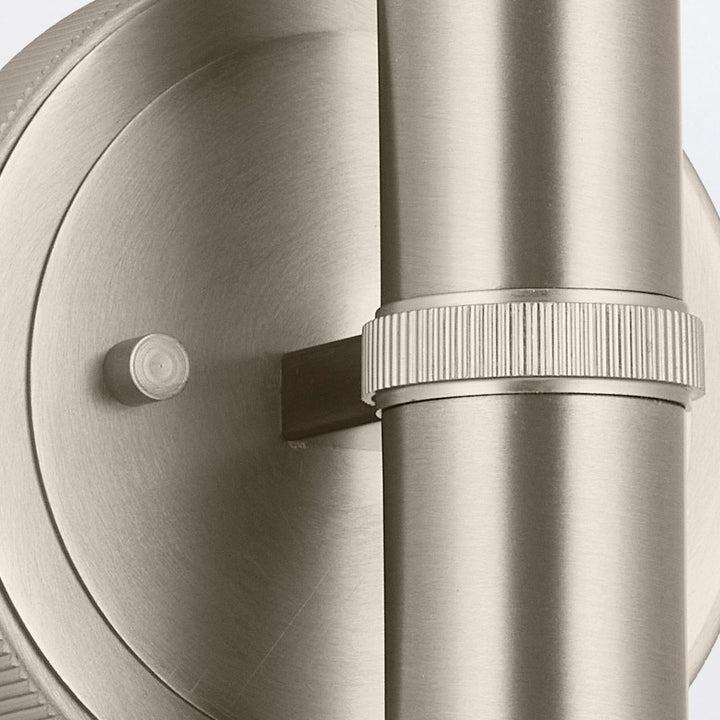 Quintiesse QN-TORCHE-2W-BN Torche Bathroom 2 Light Wall Light Brushed Nickel
