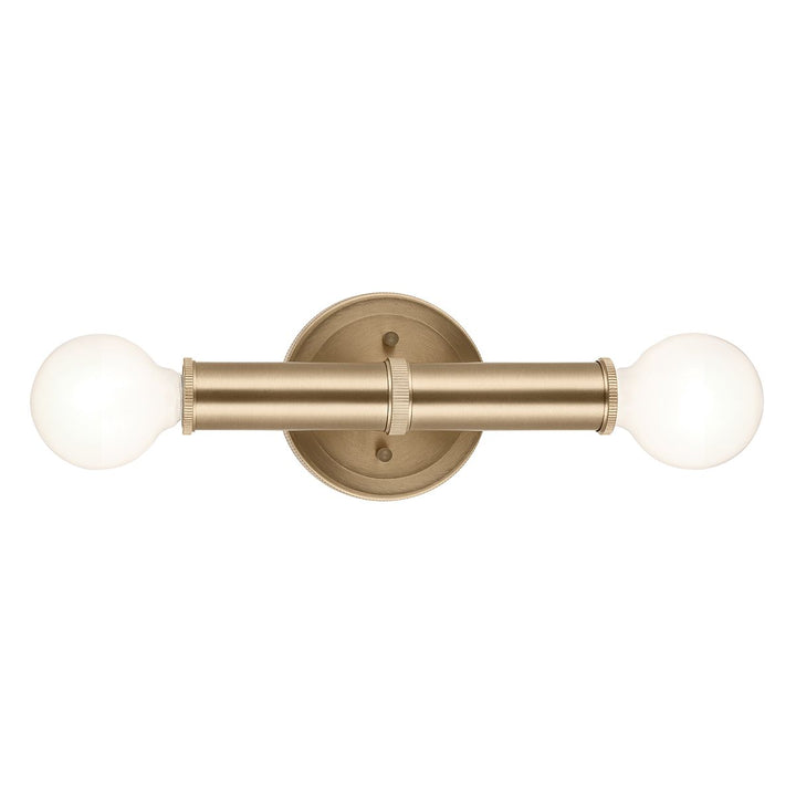Quintiesse QN-TORCHE-2W-CPZ Torche Bathroom 2 Light Wall Light Champagne Bronze