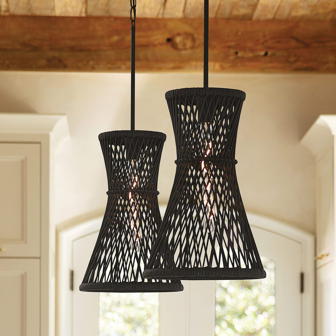 Quintiesse QN-TWYLA-1P-BK Twyla 1 Light Pendant Black