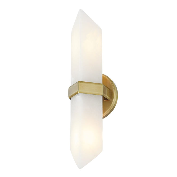 Quintiesse QN-VALENCIA-2WB-VBS-AR Valencia 2 Light Wall Light Vintage Brass