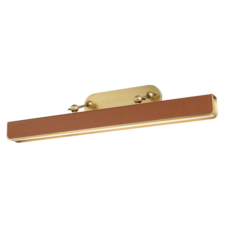 Quintiesse QN-VALISE-PL-L-VBS-CL Valise Picture Large LED Picture Light Vintage Brass/Cognac Leather