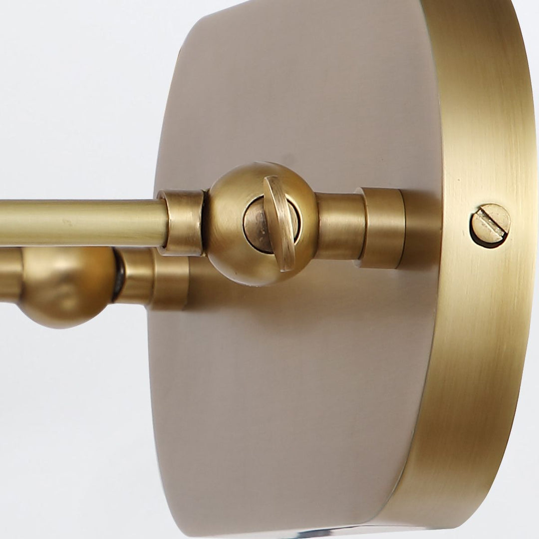 Quintiesse QN-VALISE-PL-M-VBS-CL Valise Picture Medium LED Picture Light Vintage Brass/Cognac Leather