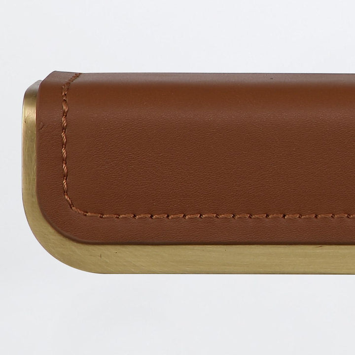 Quintiesse QN-VALISE-PL-S-VBS-CL Valise Picture Small LED Picture Light Vintage Brass/Cognac Leather
