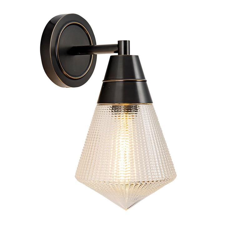 Quintiesse QN-WILLARD-1WB-UBZ-PG Willard 1 Light Wall Light Urban Bronze
