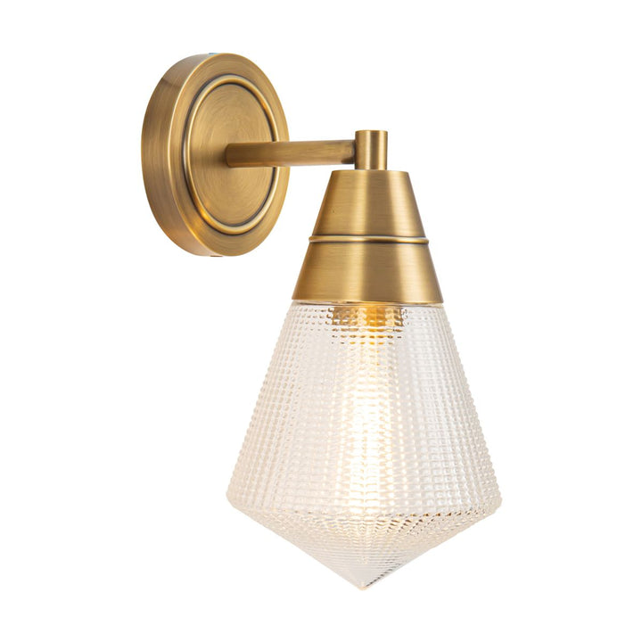 Quintiesse QN-WILLARD-1WB-VBS-PG Willard 1 Light Wall Light Vintage Brass