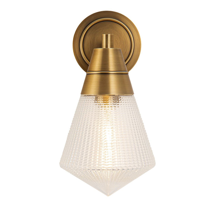 Quintiesse QN-WILLARD-1WB-VBS-PG Willard 1 Light Wall Light Vintage Brass