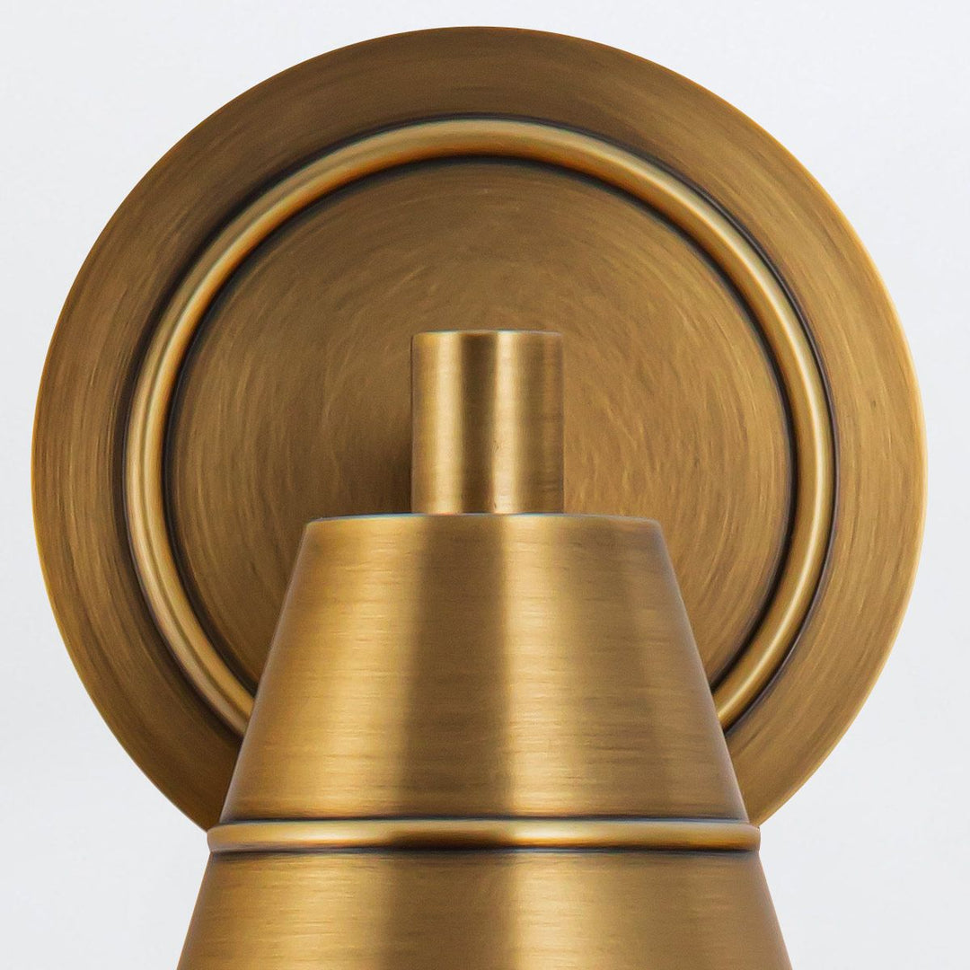 Quintiesse QN-WILLARD-1WB-VBS-PG Willard 1 Light Wall Light Vintage Brass
