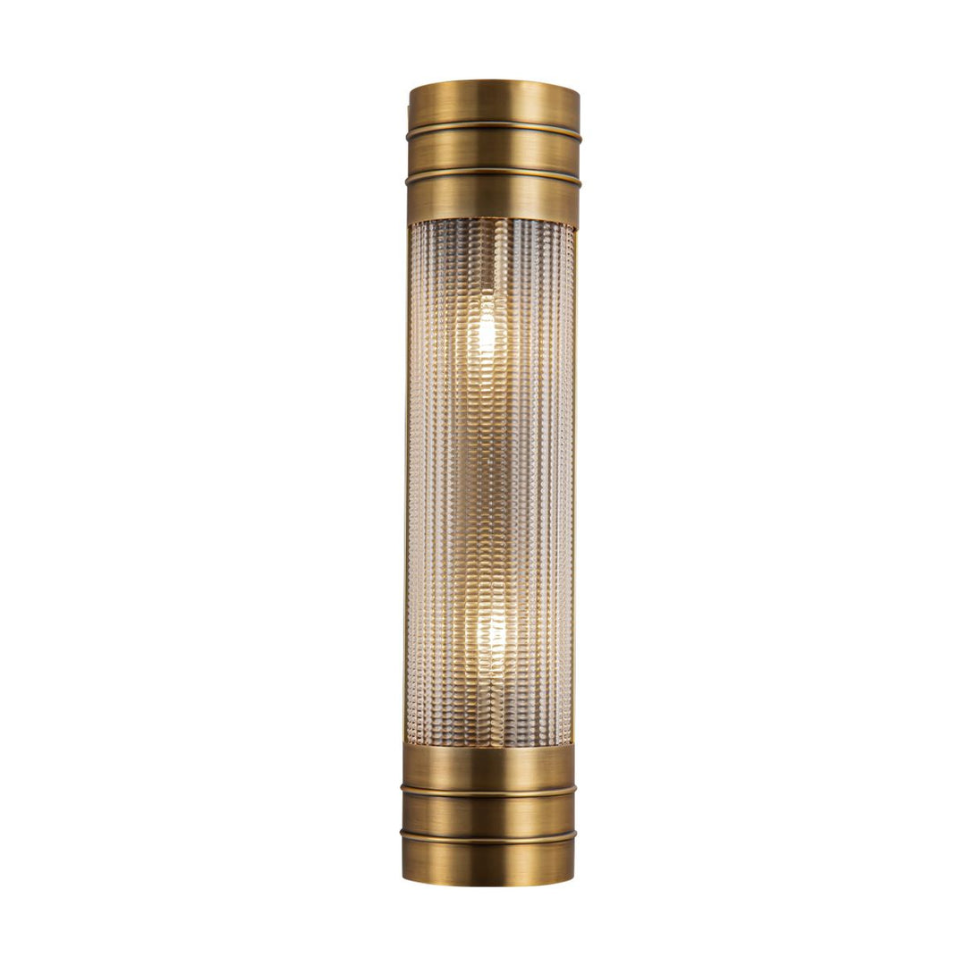 Quintiesse QN-WILLARD-2WB-VBS-PG Willard 2 Light Linear Wall Light Vintage Brass