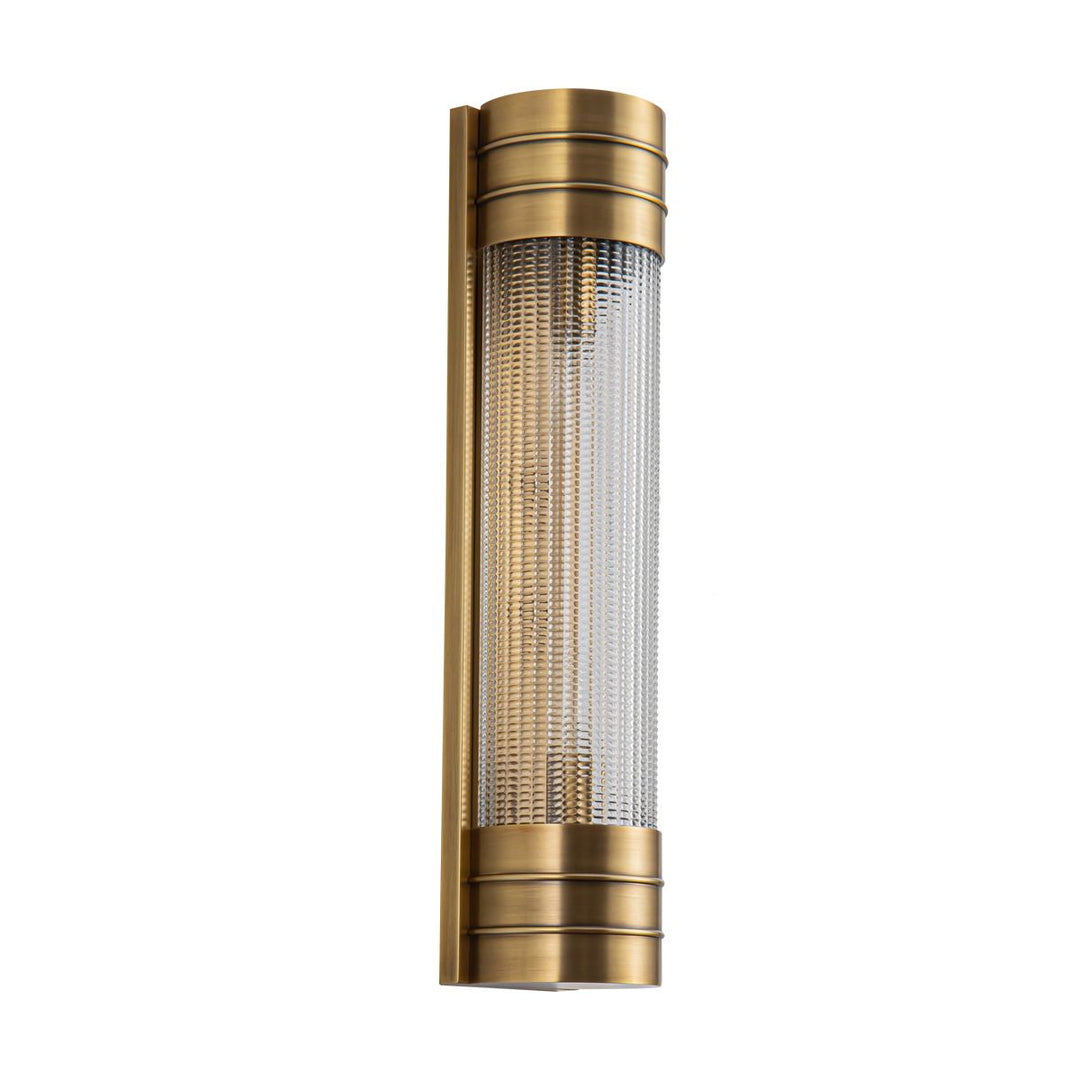 Quintiesse QN-WILLARD-2WB-VBS-PG Willard 2 Light Linear Wall Light Vintage Brass
