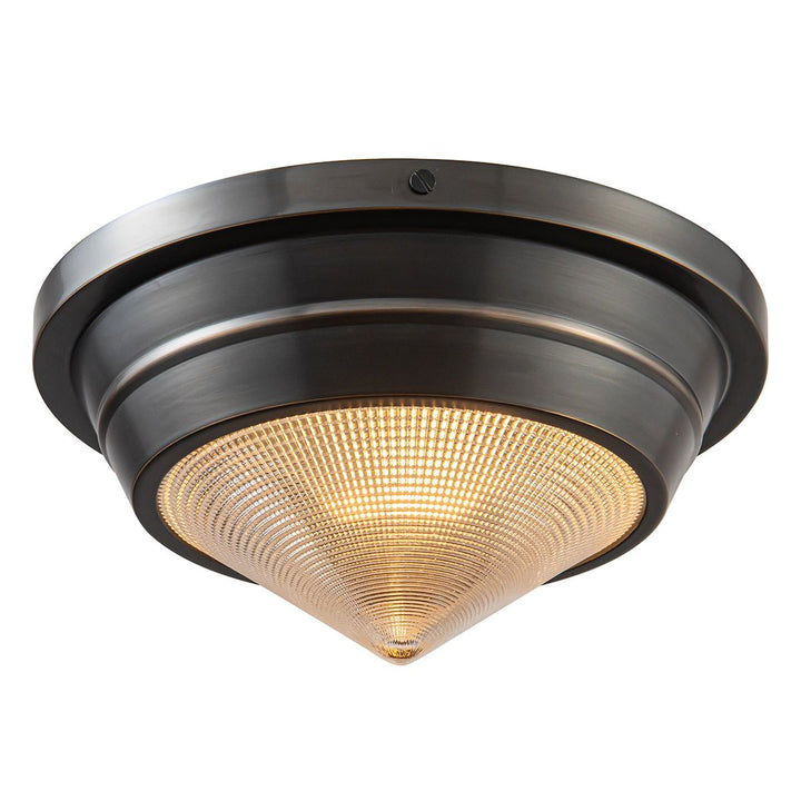 Quintiesse QN-WILLARD-F-S-UBZ-PG Willard 1 Light Small Flush Urban Bronze