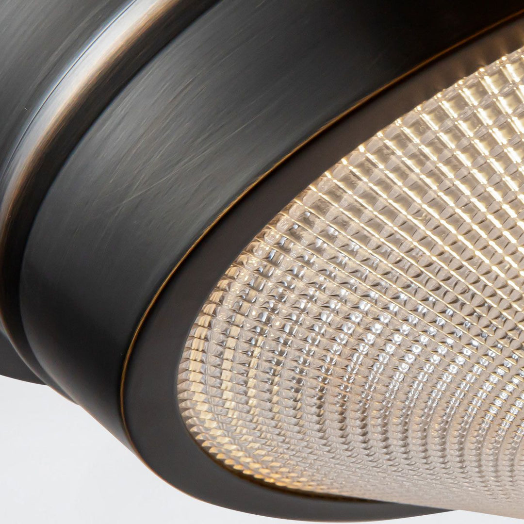 Quintiesse QN-WILLARD-F-S-UBZ-PG Willard 1 Light Small Flush Urban Bronze