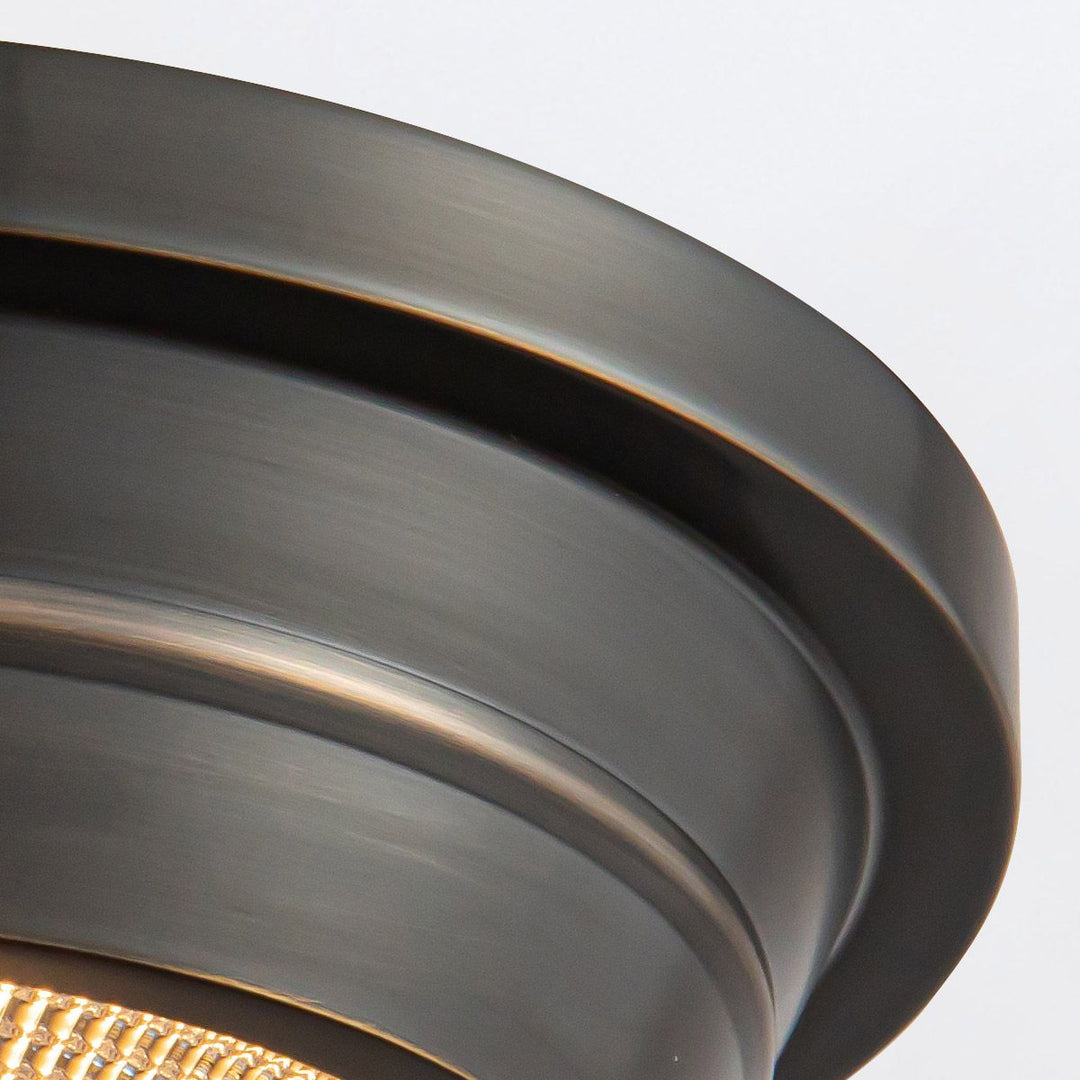 Quintiesse QN-WILLARD-F-S-UBZ-PG Willard 1 Light Small Flush Urban Bronze