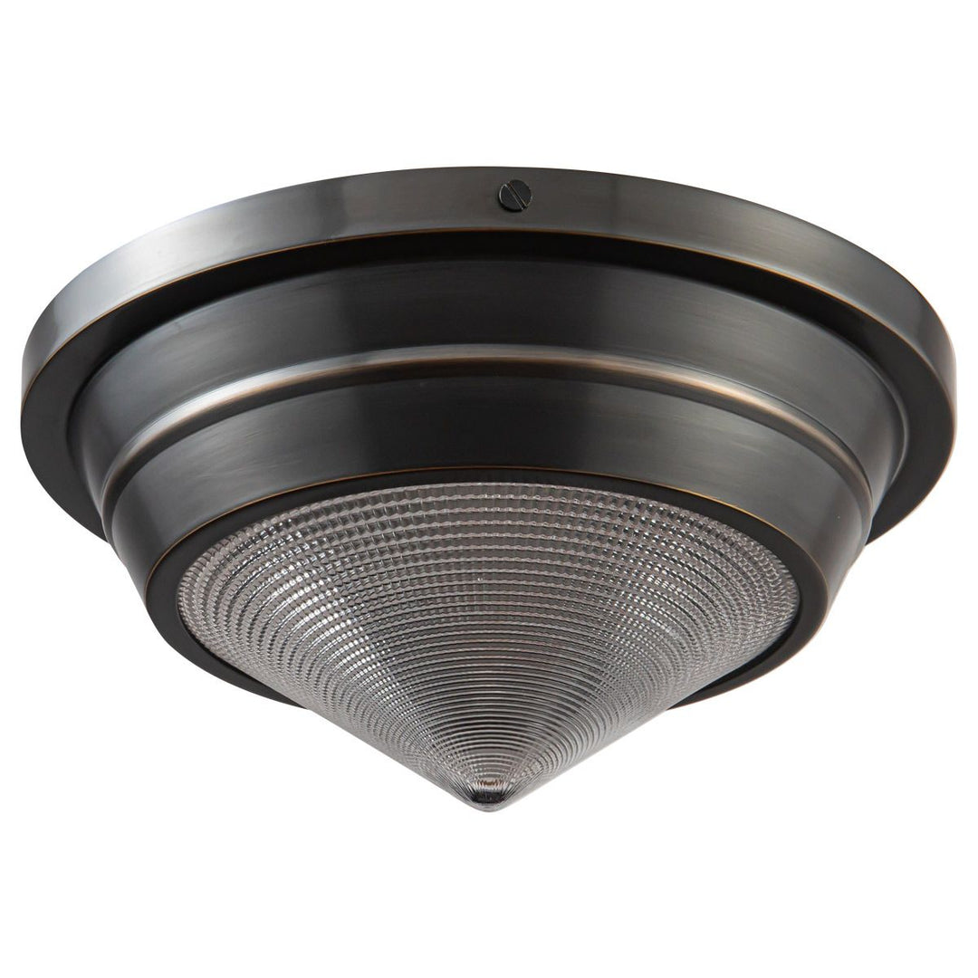 Quintiesse QN-WILLARD-F-S-UBZ-PG Willard 1 Light Small Flush Urban Bronze