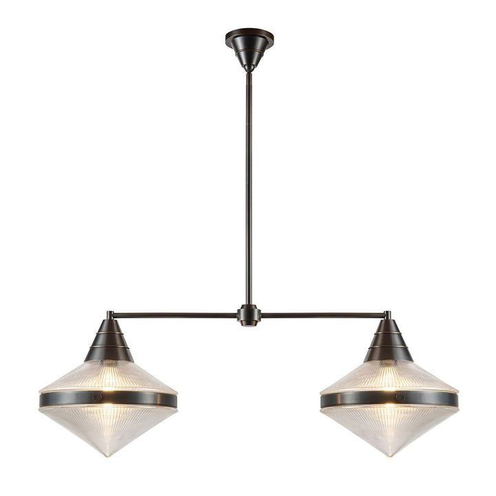 Quintiesse QN-WILLARD-LP2-UBZ-PG Willard 2 Light Linear Pendant Urban Bronze
