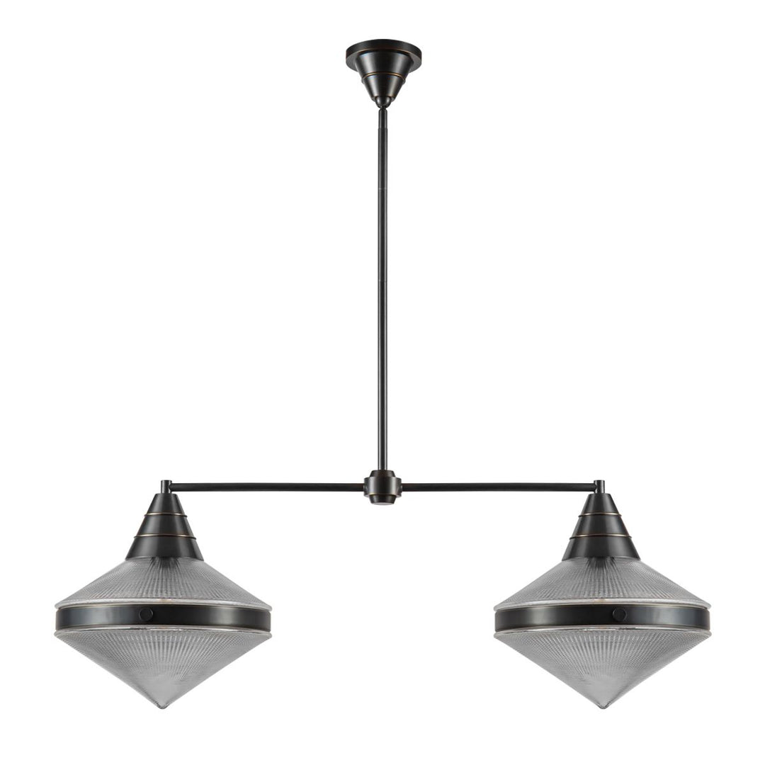 Quintiesse QN-WILLARD-LP2-UBZ-PG Willard 2 Light Linear Pendant Urban Bronze