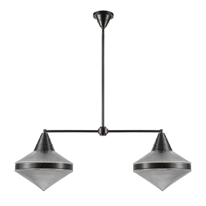 Quintiesse QN-WILLARD-LP2-UBZ-PG Willard 2 Light Linear Pendant Urban Bronze