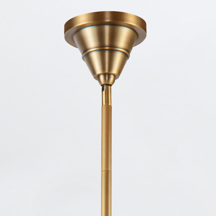 Quintiesse QN-WILLARD-LP2-VBS-PG Willard 2 Light Linear Pendant Vintage Brass