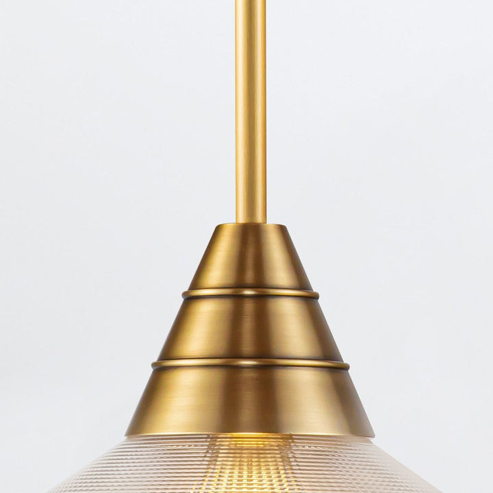 Quintiesse QN-WILLARD-P-VBS-PG Willard 1 Light Pendant Vintage Brass