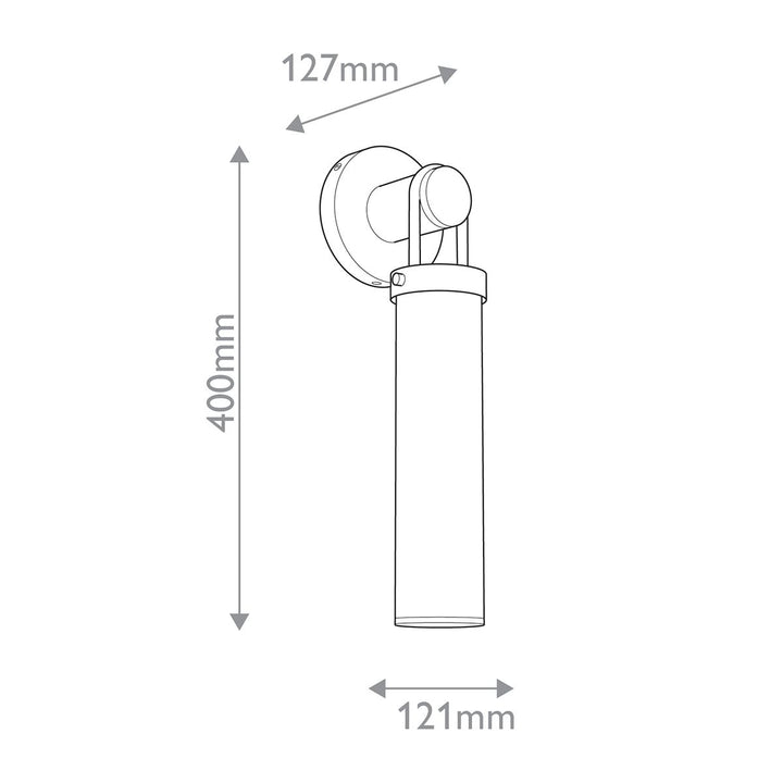 Quintiesse QN-WYNWOOD-1WB-VBS Wynwood 1 Light Wall Light Vintage Brass