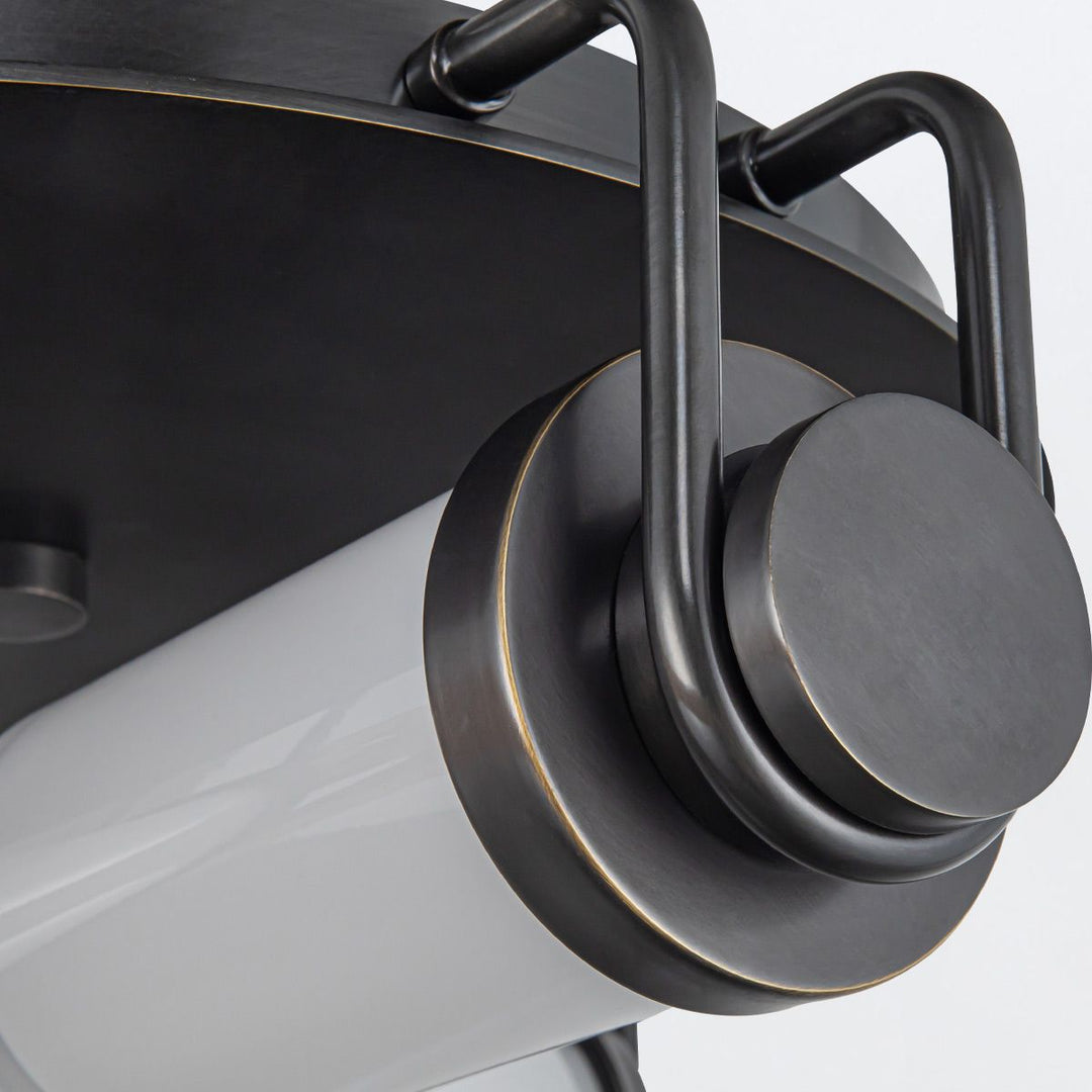Quintiesse QN-WYNWOOD-F-UBZ Wynwood 3 Light Flush Urban Bronze