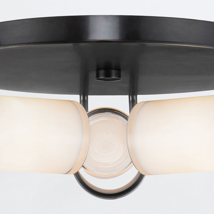 Quintiesse QN-WYNWOOD-F-UBZ Wynwood 3 Light Flush Urban Bronze