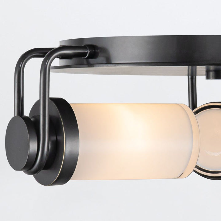 Quintiesse QN-WYNWOOD-F-UBZ Wynwood 3 Light Flush Urban Bronze