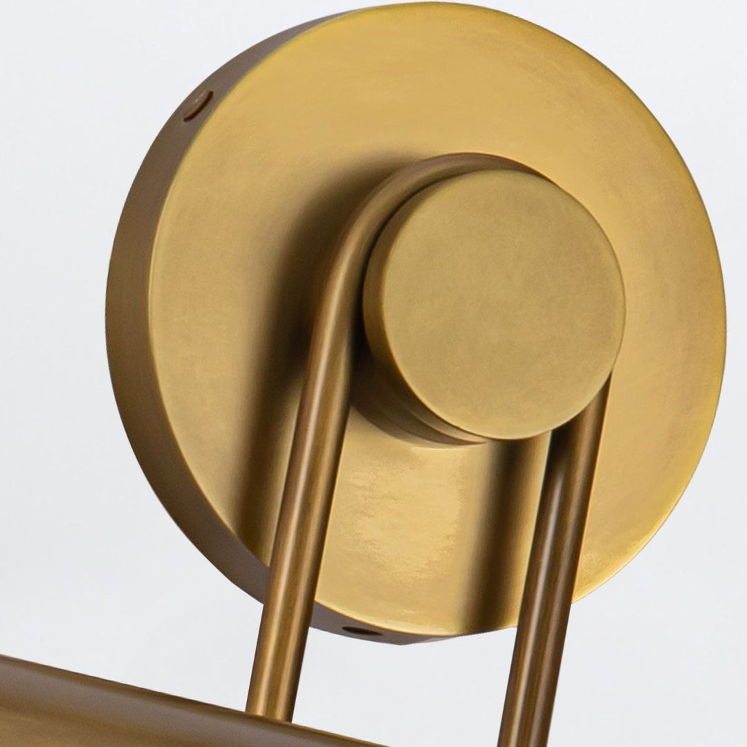Quintiesse QN-WYNWOOD-PL-L-VBS Wynwood 2 Light Large Picture Light Vintage Brass