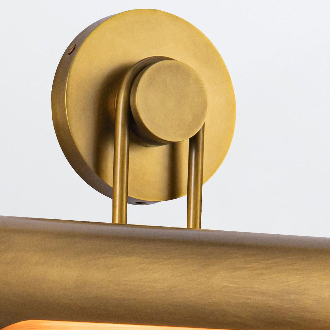 Quintiesse QN-WYNWOOD-PL-M-VBS Wynwood 2 Light Medium Picture Light Vintage Brass